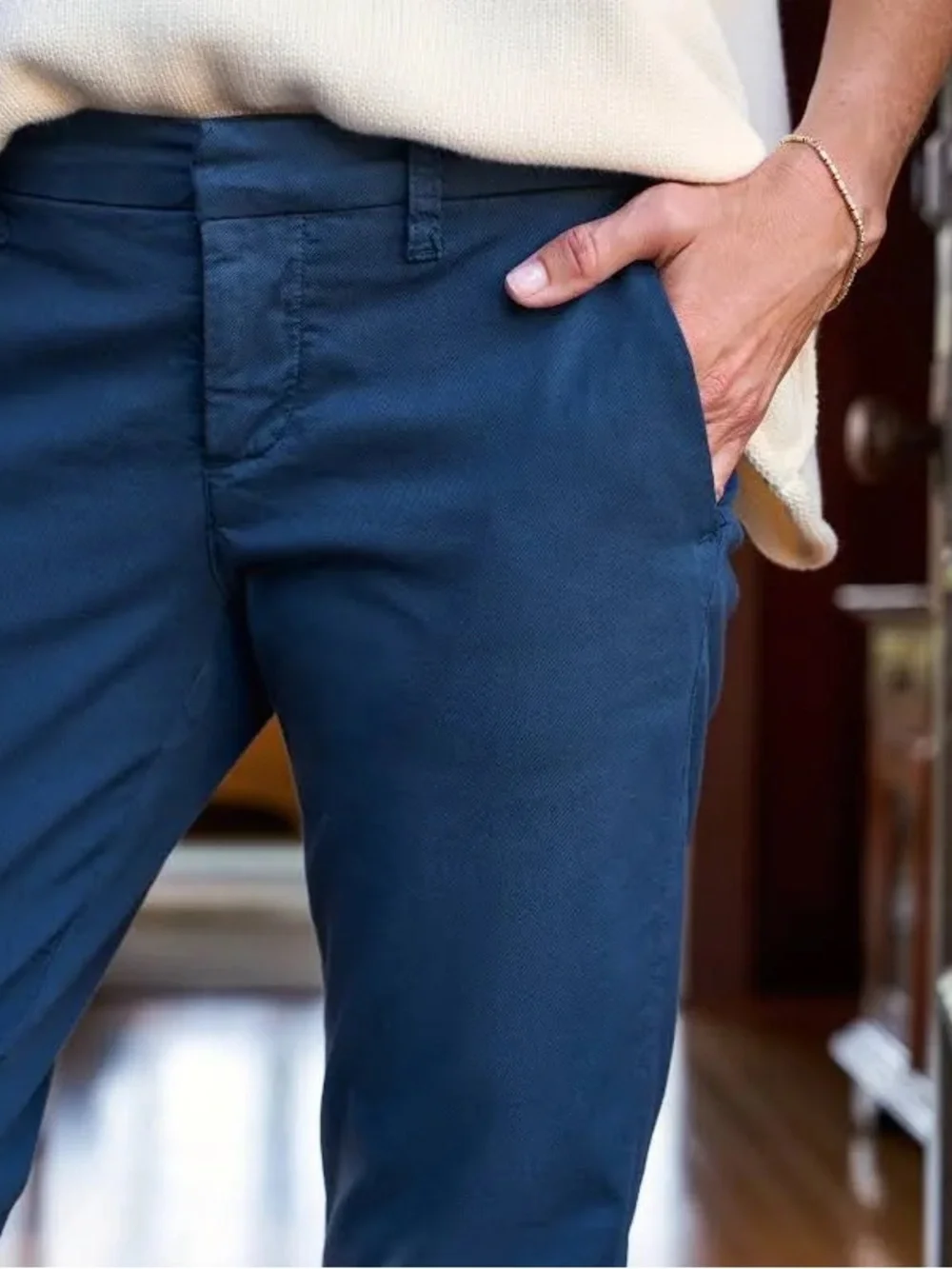 Frank & Eileen Wicklow Pants in Navy Blue Size 12